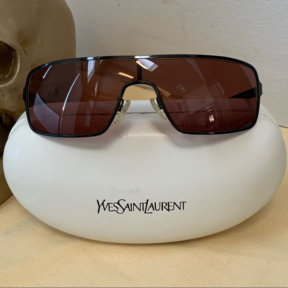 Yves Saint Laurent Dark Metal Rose Sunglasses - Picture 13 of 13